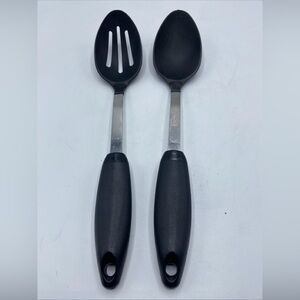 Pyrex Accessories Cooking Utensils Slotted Spoon Full Spoon Nylon Stainless 2